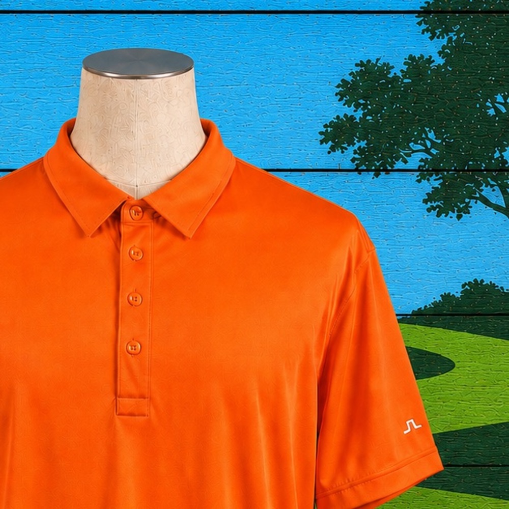 J.Lindeberg Fieldsensor 2.0 Men’s L Performance Golf Polo JL Logo